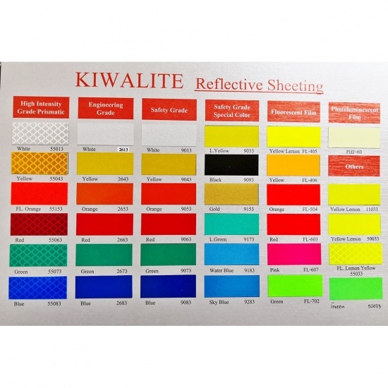 ขายส่งสติ๊กเกอร์สะท้อนแสง มิลเลนเนียล อิมปอร์ต - สติกเกอร์สะท้อนแสง Kiwalite